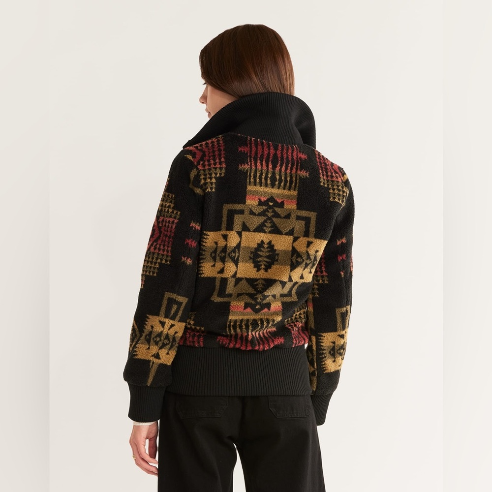 Pendleton FOXGLOVE FLEECE BOMBER JACKET - Size XL - Like New - Picture 4 of 16